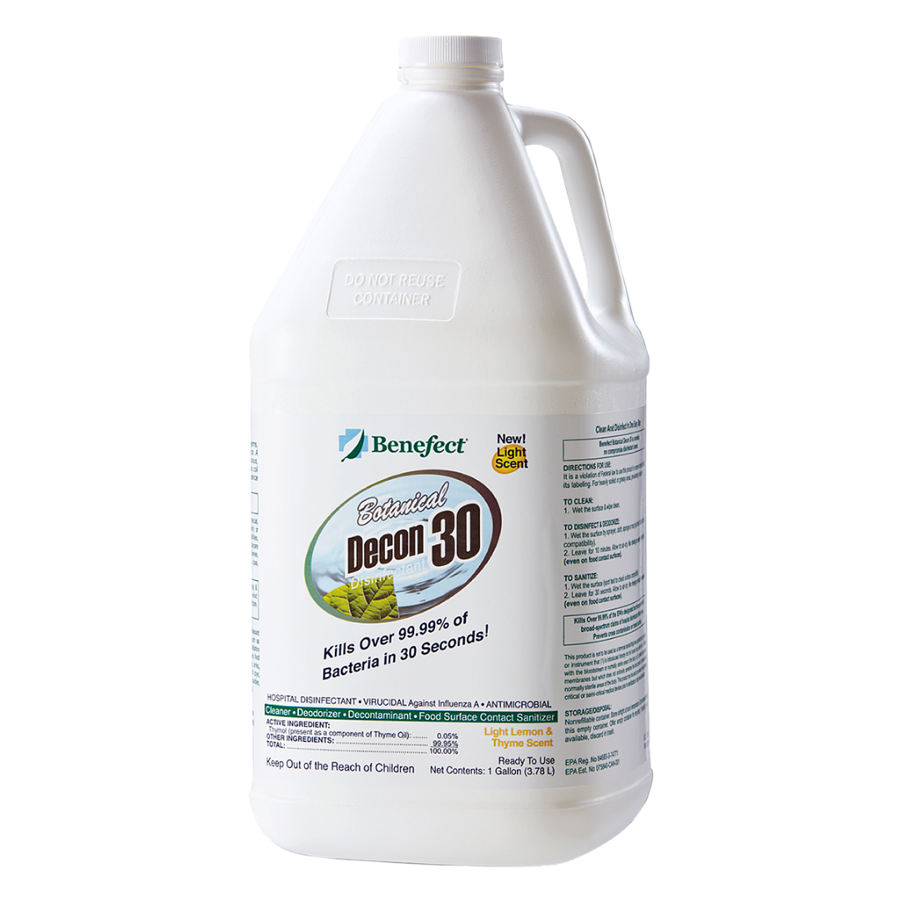 BENEFECT BOTANICAL DECON 30 3.78L