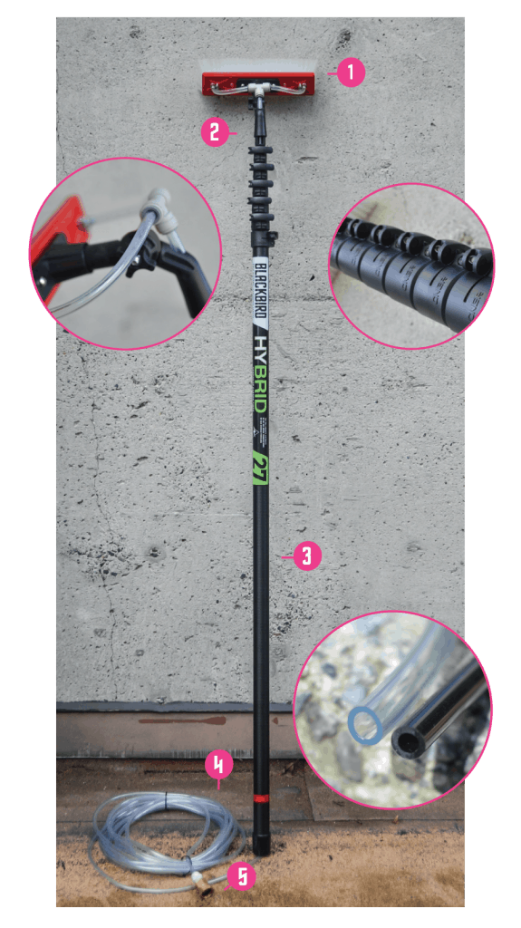 27' CARBON COMPOSITE WINDOW CLEANING POLE