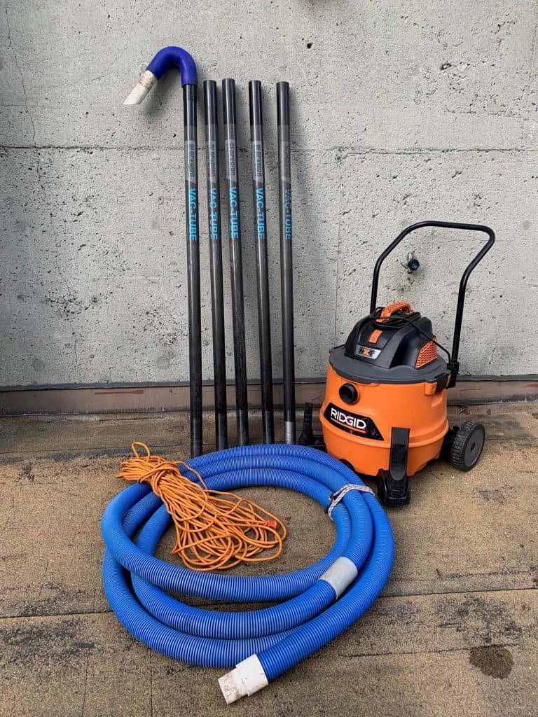 COMPOSITE CARBON FIBER GUTTER VACUUM TUBE KIT 25 FEET