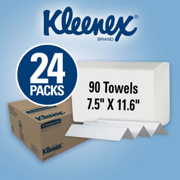 SLIM FOLD SCOTT PROFESSIONAL HAND TOWEL WHITE 24 PACKS X 90 SHEETS 04442