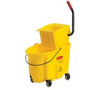 RUBBERMAID WAVE BRAKE 35 QUART SIDE PRESS BUCKET WRINGER