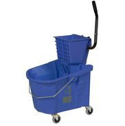 CONTINENTAL 35 QUART SIDE PRESS BUCKET WRINGER BLUE