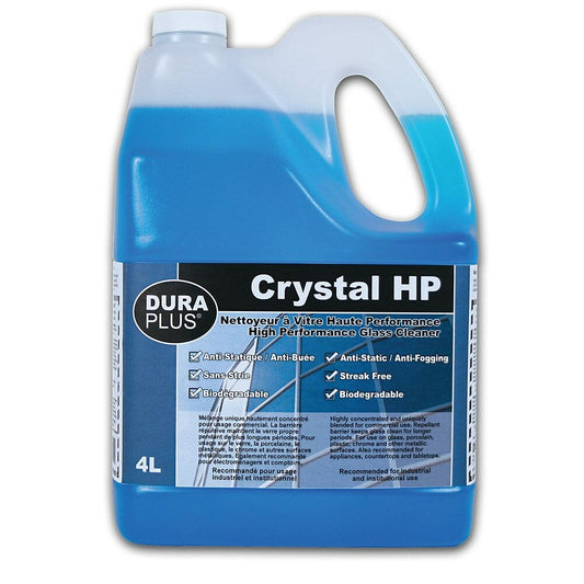 GLASS CLEANER DURA PLUS CRYSTAL HP  4L