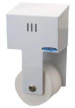 FROST SINGLE STANDARD ROLL TOILET PAPER DISPENSER - WHITE METAL - 6.25"X11.25"X4.75"