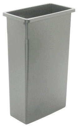 WALL RECEPTICLE CONTINENTAL WALL HUGGER 23 GALLON 8923 GREY