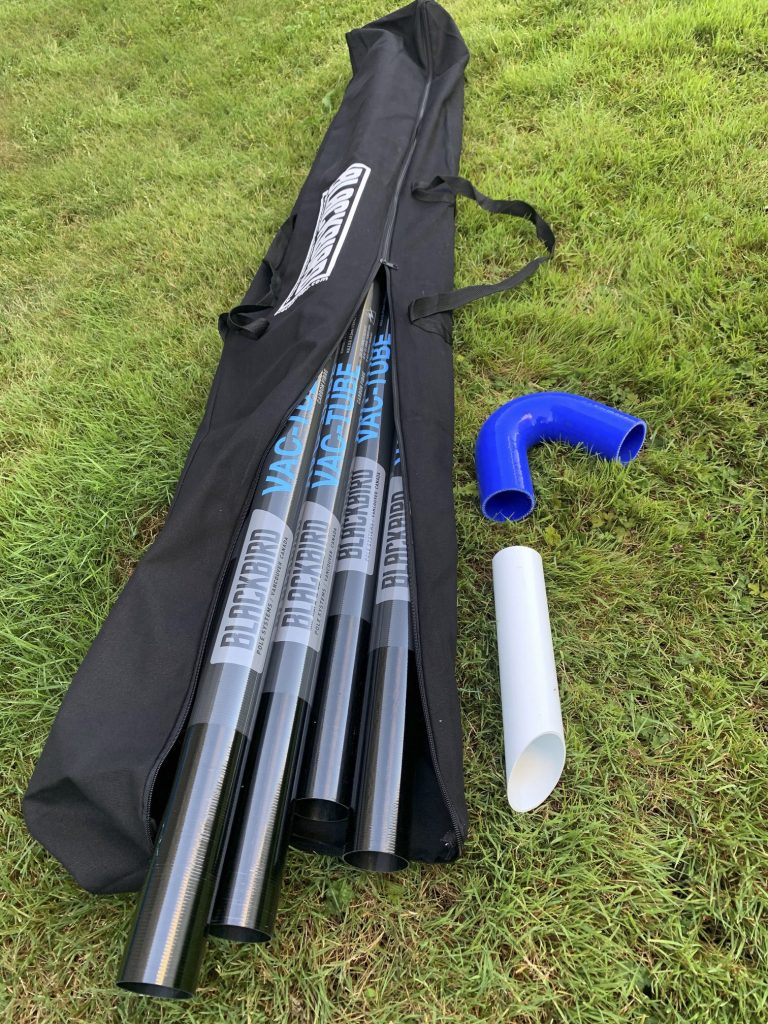 COMPOSITE CARBON FIBER GUTTER VACUUM TUBE KIT 25 FEET