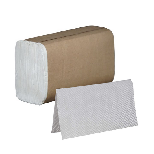 SINGLE FOLD HAND TOWEL NATURAL 16 PACKS X 250 SHEETS
