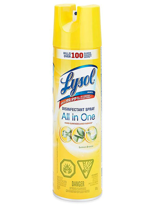 Lysol All-Purpose Disinfectant Spray Lemon 350g