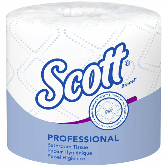 SCOTT® PROFESSIONAL STANDARD ROLL TOILET PAPER - 2-PLY, 473 SHEETS PER ROLL, 80 ROLLS PER CASE (PRODUCT CODE: 13217)