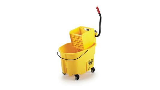 WAVEBRAKE® 35 QT SIDE-PRESS BUCKET AND WRINGER, YELLOW