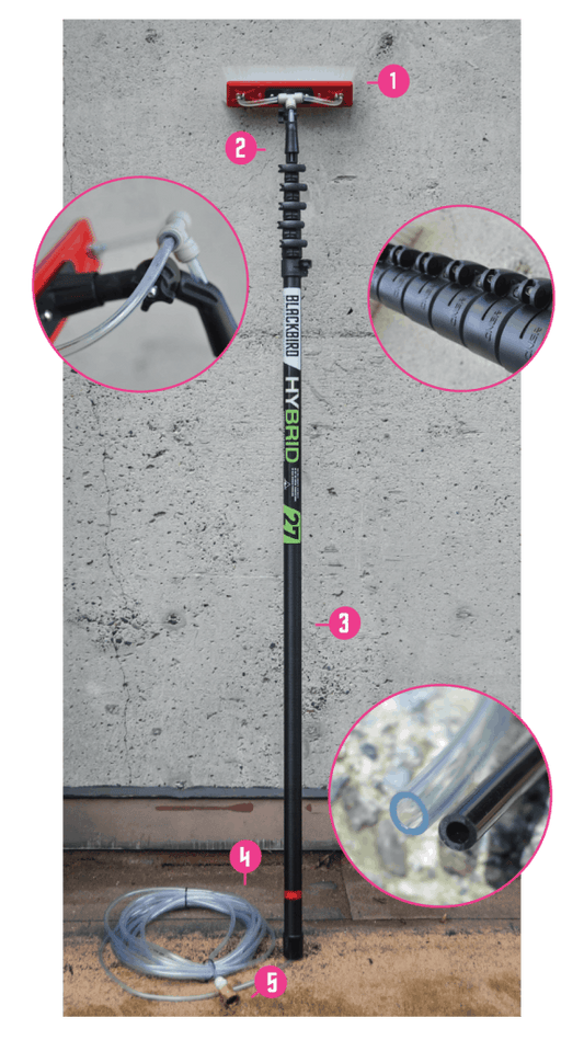 27' CARBON COMPOSITE WINDOW CLEANING POLE