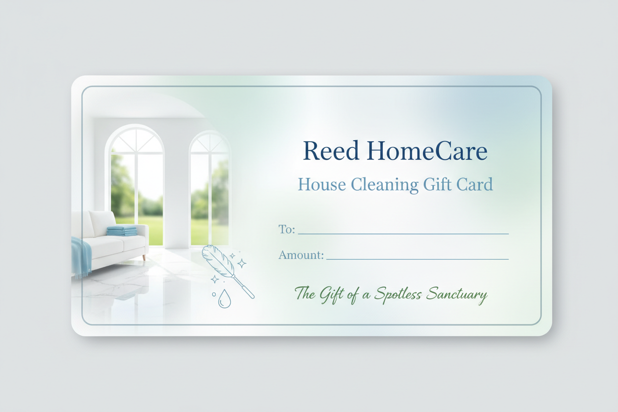 Reed HomeCare House Cleaning Gift Card