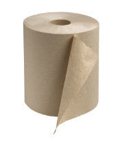 MEDIUM ROLL PAPER TOWEL PUR VALUE 600 FEET X 12 ROLLS X NATURAL  1 PLY 7200'/CASE