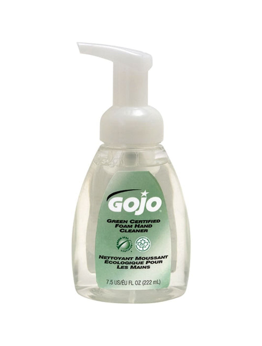 HAND SOAP SMALL GOJO FOAM SOAP GREEN CERTIFIED HAND CLEANER 222ML X 6 BOTTLES